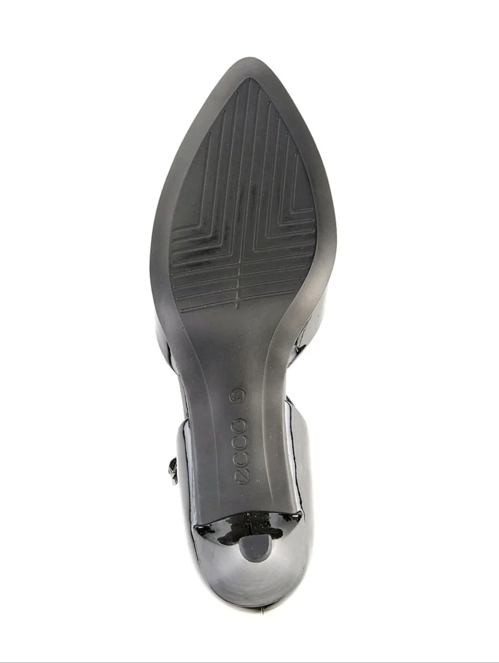 🌺ECCO Women's Shape 45 Pointy Sleek Maryjane Pump, Black, Size 7 NWOB - Picture 6 of 12